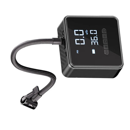 Tire inflator with integrated LED lights, meeting the fast inflation needs for outdoor adventures