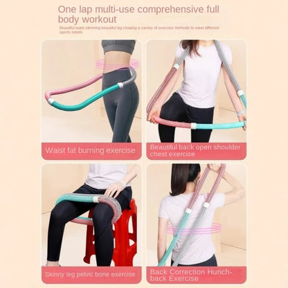 without Harming Waist Sports Hoop Waist Trainer Adjustable Burn Fat Weight Loss Circle Soft Body Abdominal Thin