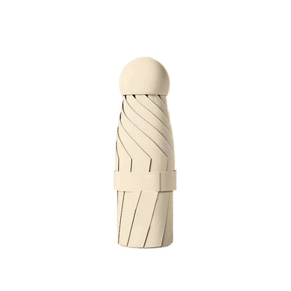 Capsule Umbrella Sunny And Rainy Dual Use Rain Proof Wind-resistant Sun Protection Outdoor Traveling Portable Mini Umbrella