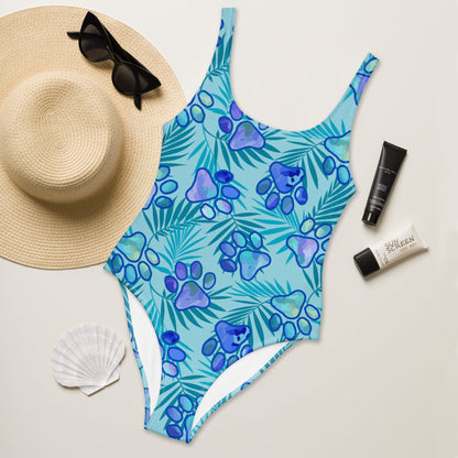 Paws & Palms One-Piece Swimsuit