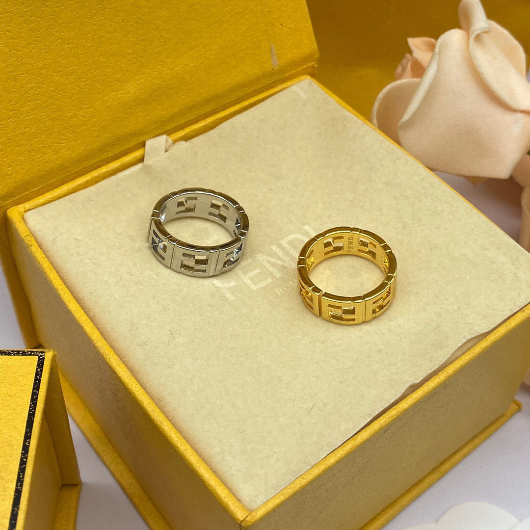 FD Letters Fashion Ring PD0425071813