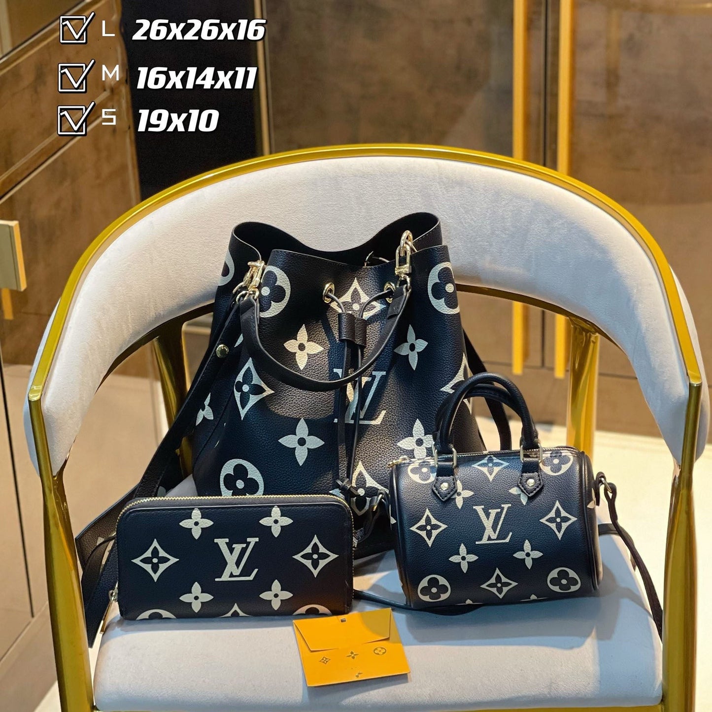 New fashion design style all-match three-piece bag S26