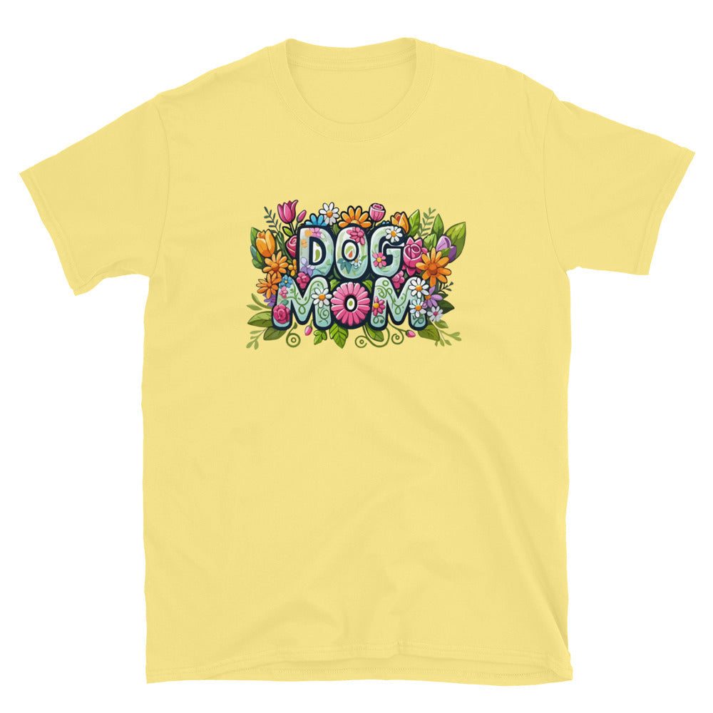 Dog Mom Flower Fun T-Shirt