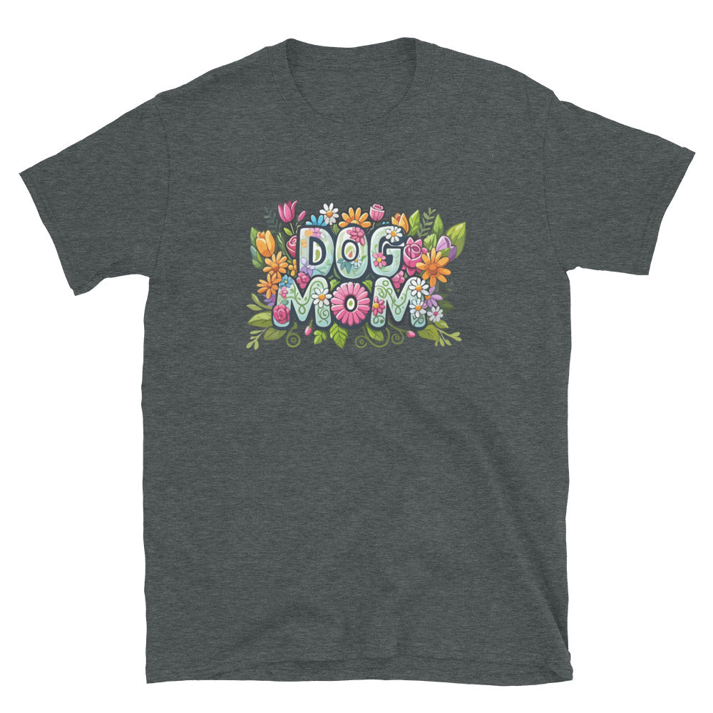 Dog Mom Flower Fun T-Shirt