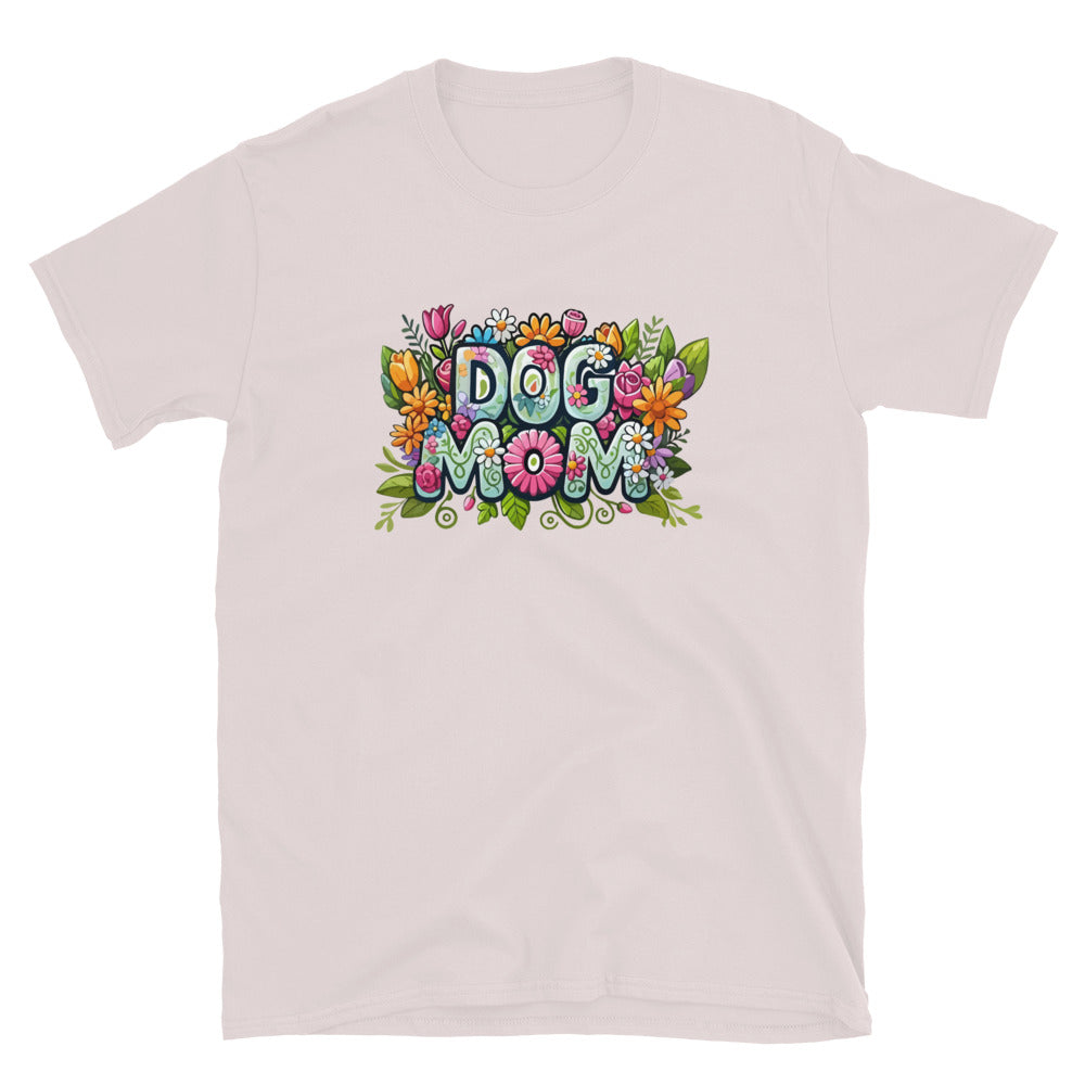 Dog Mom Flower Fun T-Shirt