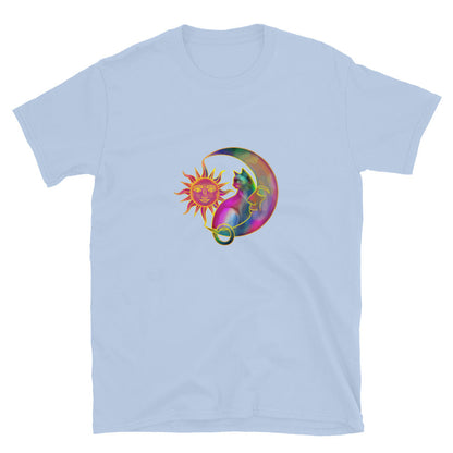 Sweet Sun & Moon With Cat T-Shirt