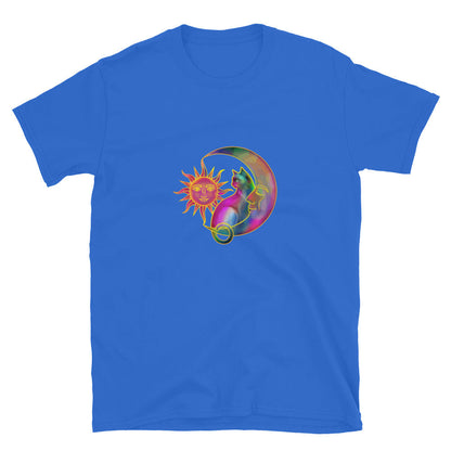 Sweet Sun & Moon With Cat T-Shirt