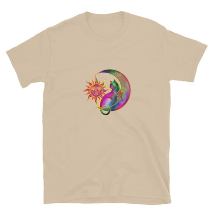 Sweet Sun & Moon With Cat T-Shirt