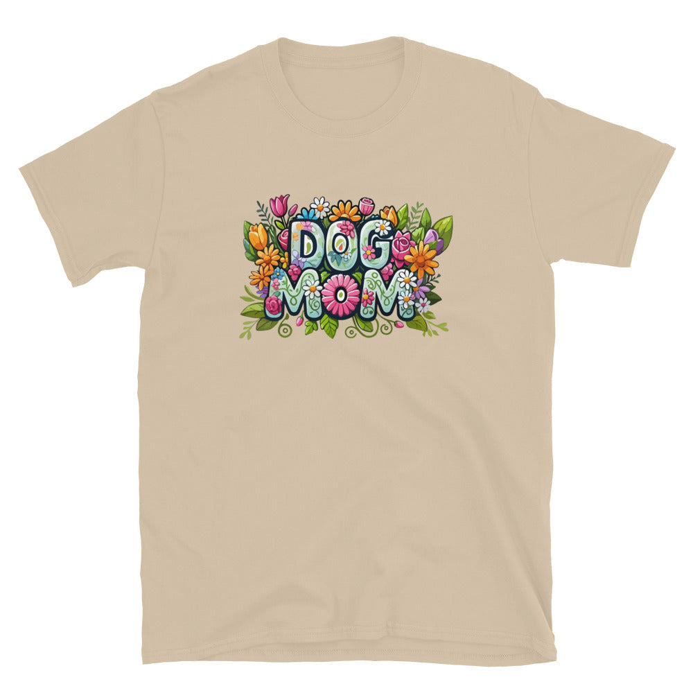 Dog Mom Flower Fun T-Shirt