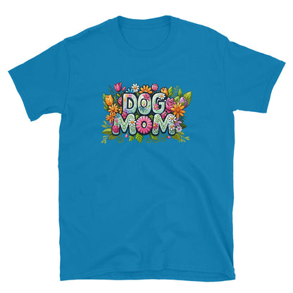 Dog Mom Flower Fun T-Shirt