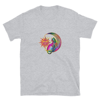 Sweet Sun & Moon With Cat T-Shirt