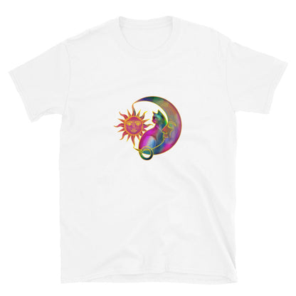 Sweet Sun & Moon With Cat T-Shirt