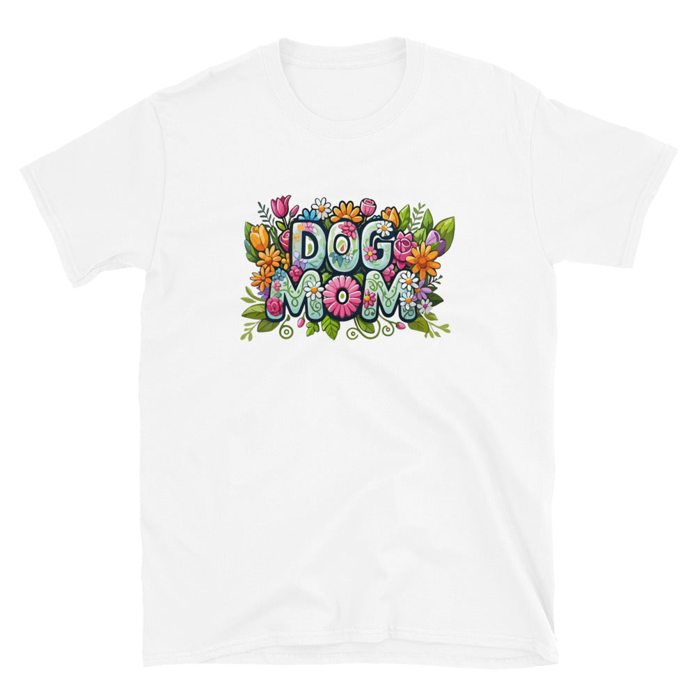 Dog Mom Flower Fun T-Shirt