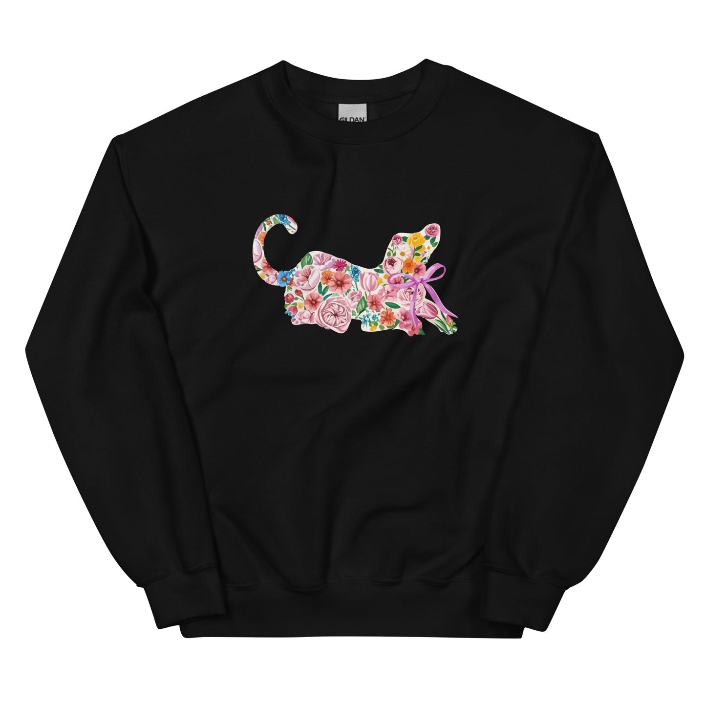 Springtime Flower Dog Crewneck Sweatshirt