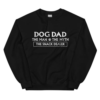 The Man, The Myth, The Snack Dealer Crewneck Sweatshirt