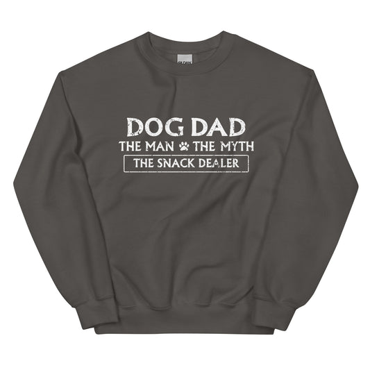 The Man, The Myth, The Snack Dealer Crewneck Sweatshirt