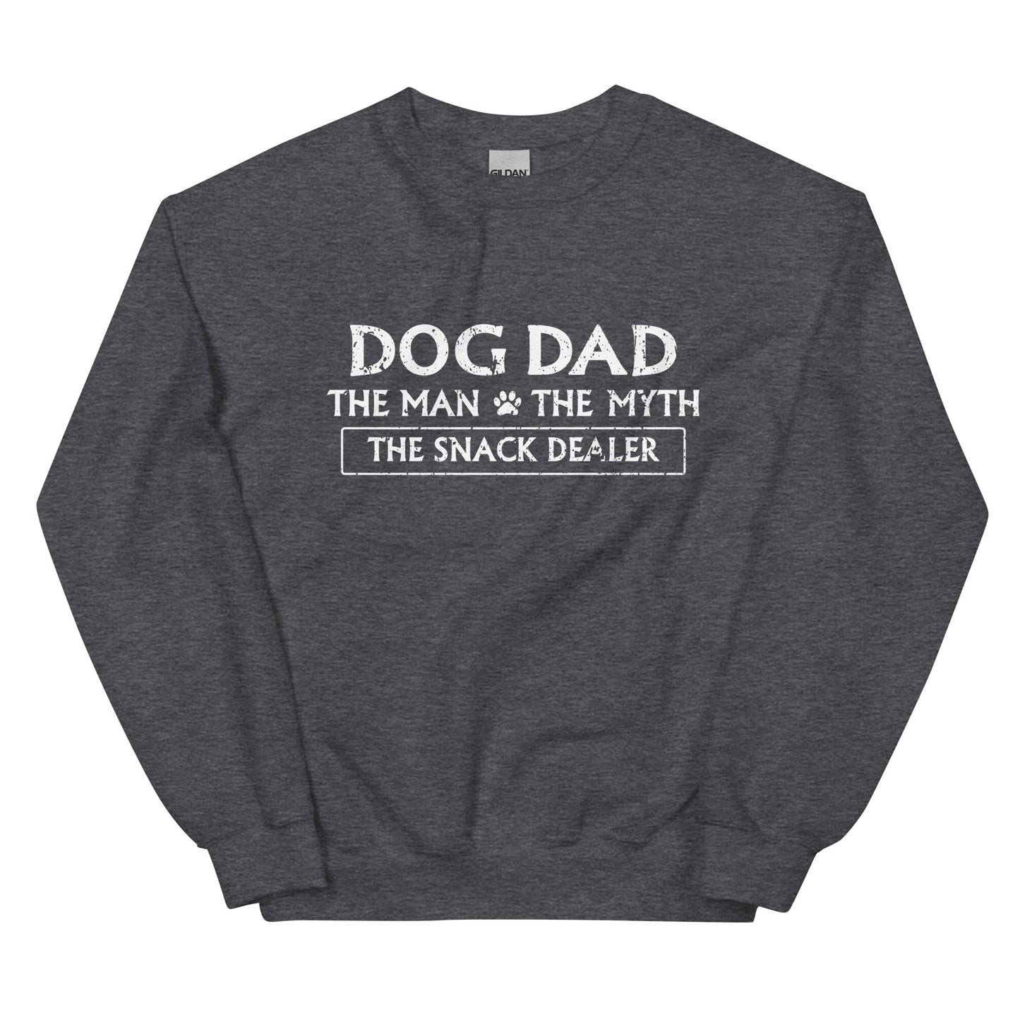 The Man, The Myth, The Snack Dealer Crewneck Sweatshirt