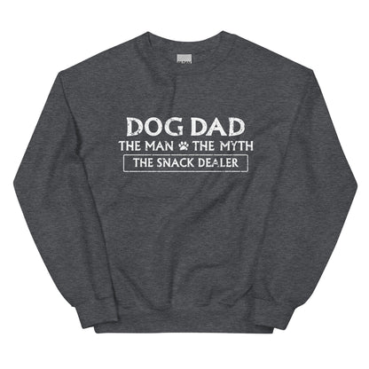 The Man, The Myth, The Snack Dealer Crewneck Sweatshirt