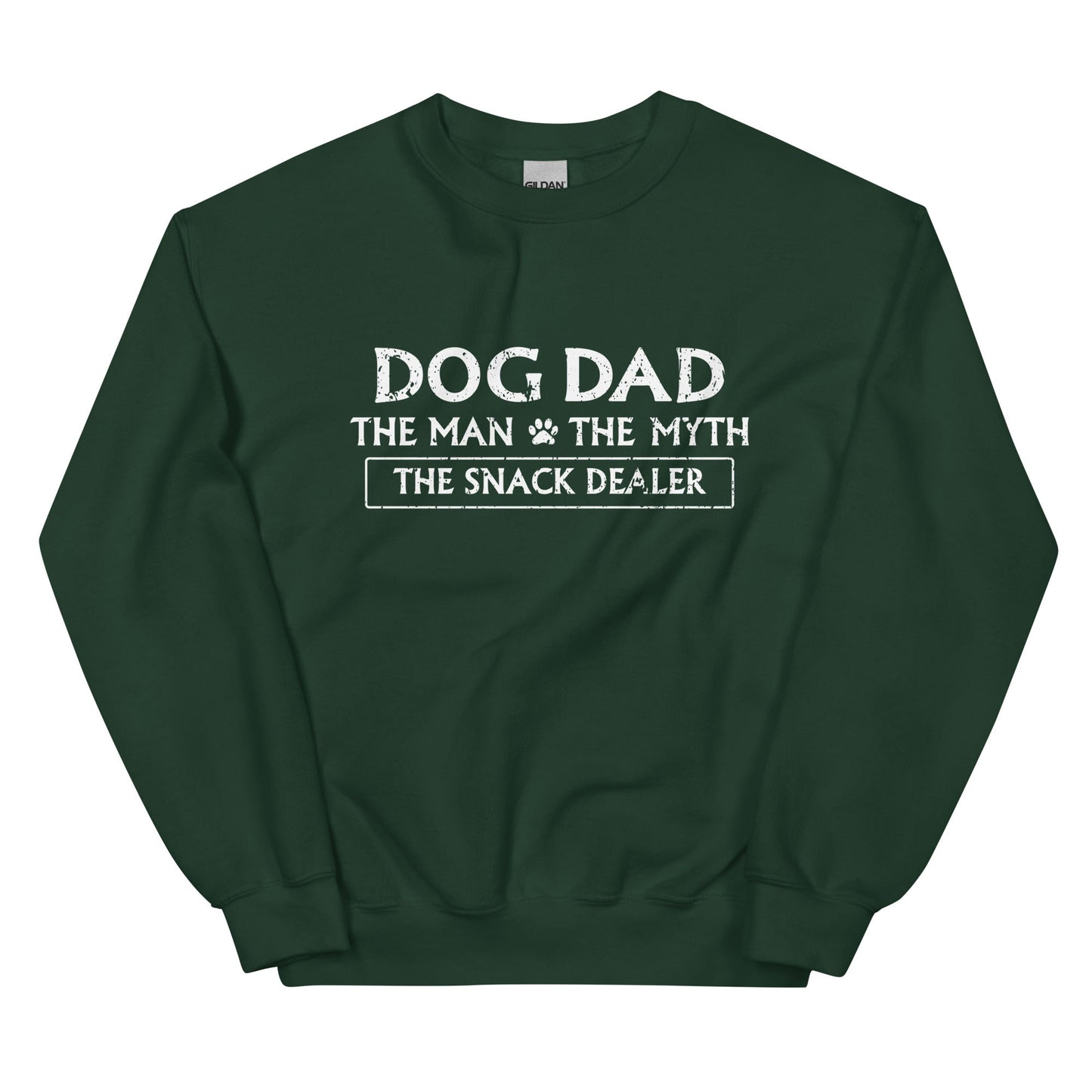 The Man, The Myth, The Snack Dealer Crewneck Sweatshirt