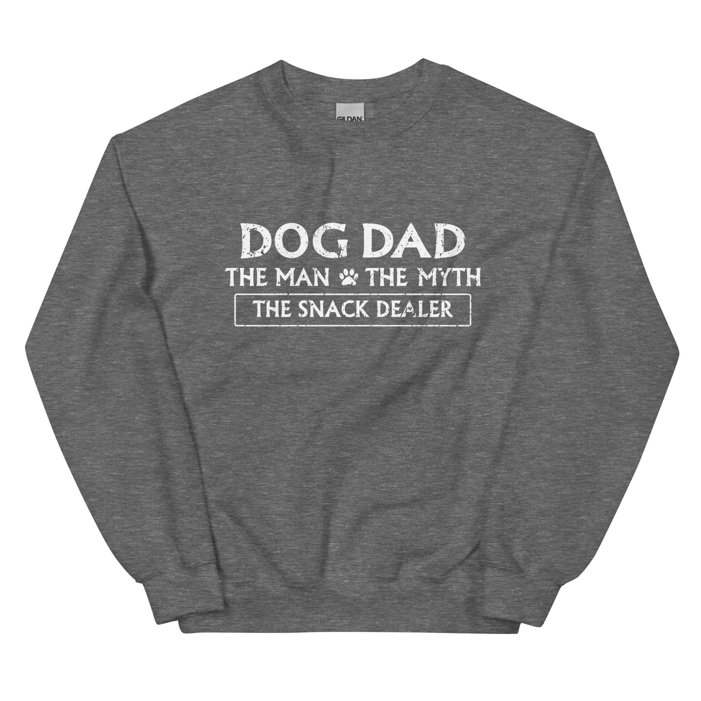 The Man, The Myth, The Snack Dealer Crewneck Sweatshirt
