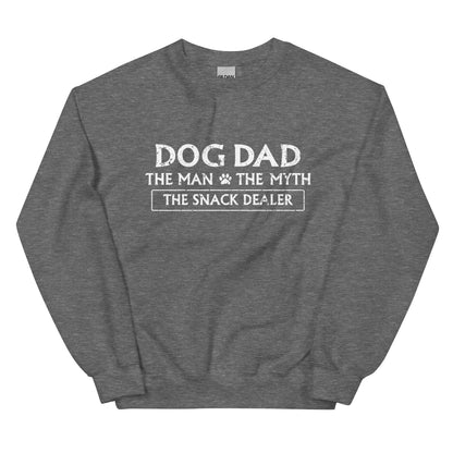 The Man, The Myth, The Snack Dealer Crewneck Sweatshirt