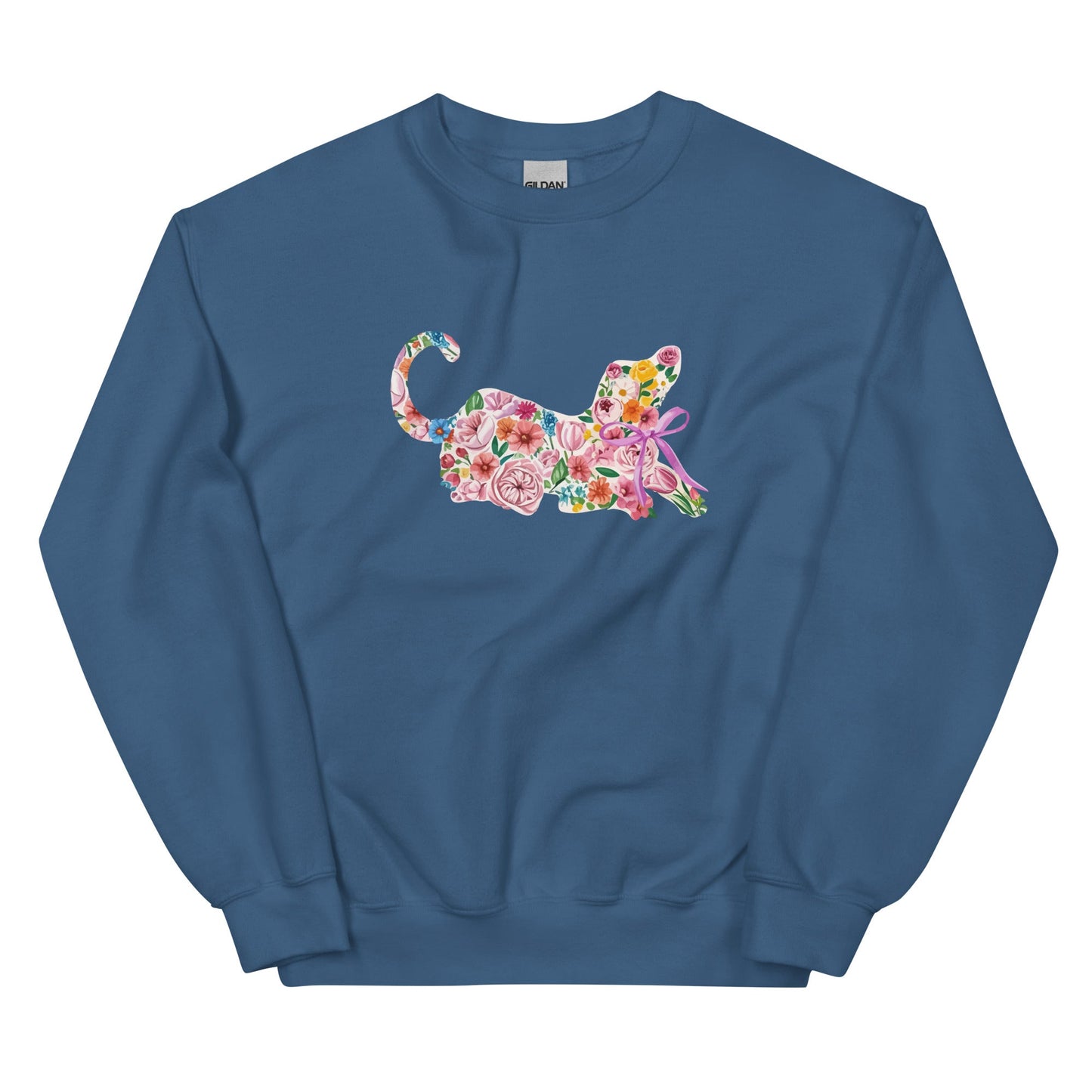 Springtime Flower Dog Crewneck Sweatshirt