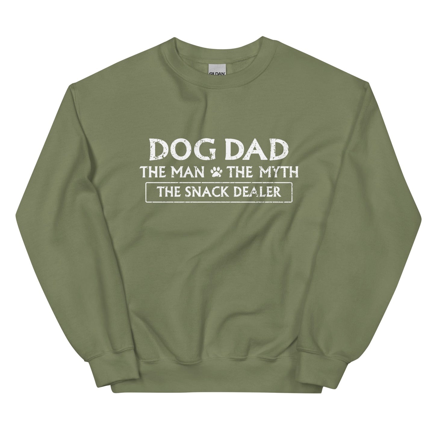 The Man, The Myth, The Snack Dealer Crewneck Sweatshirt
