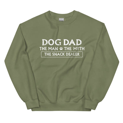 The Man, The Myth, The Snack Dealer Crewneck Sweatshirt