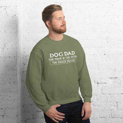 The Man, The Myth, The Snack Dealer Crewneck Sweatshirt
