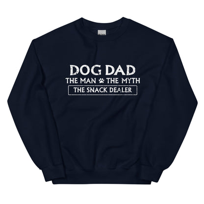 The Man, The Myth, The Snack Dealer Crewneck Sweatshirt