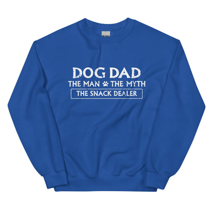 The Man, The Myth, The Snack Dealer Crewneck Sweatshirt