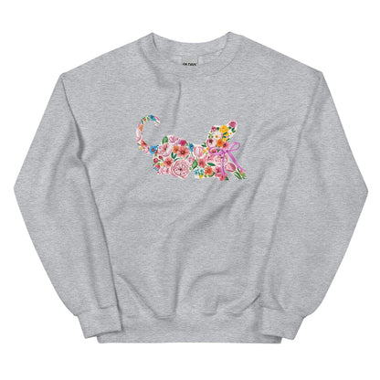 Springtime Flower Dog Crewneck Sweatshirt