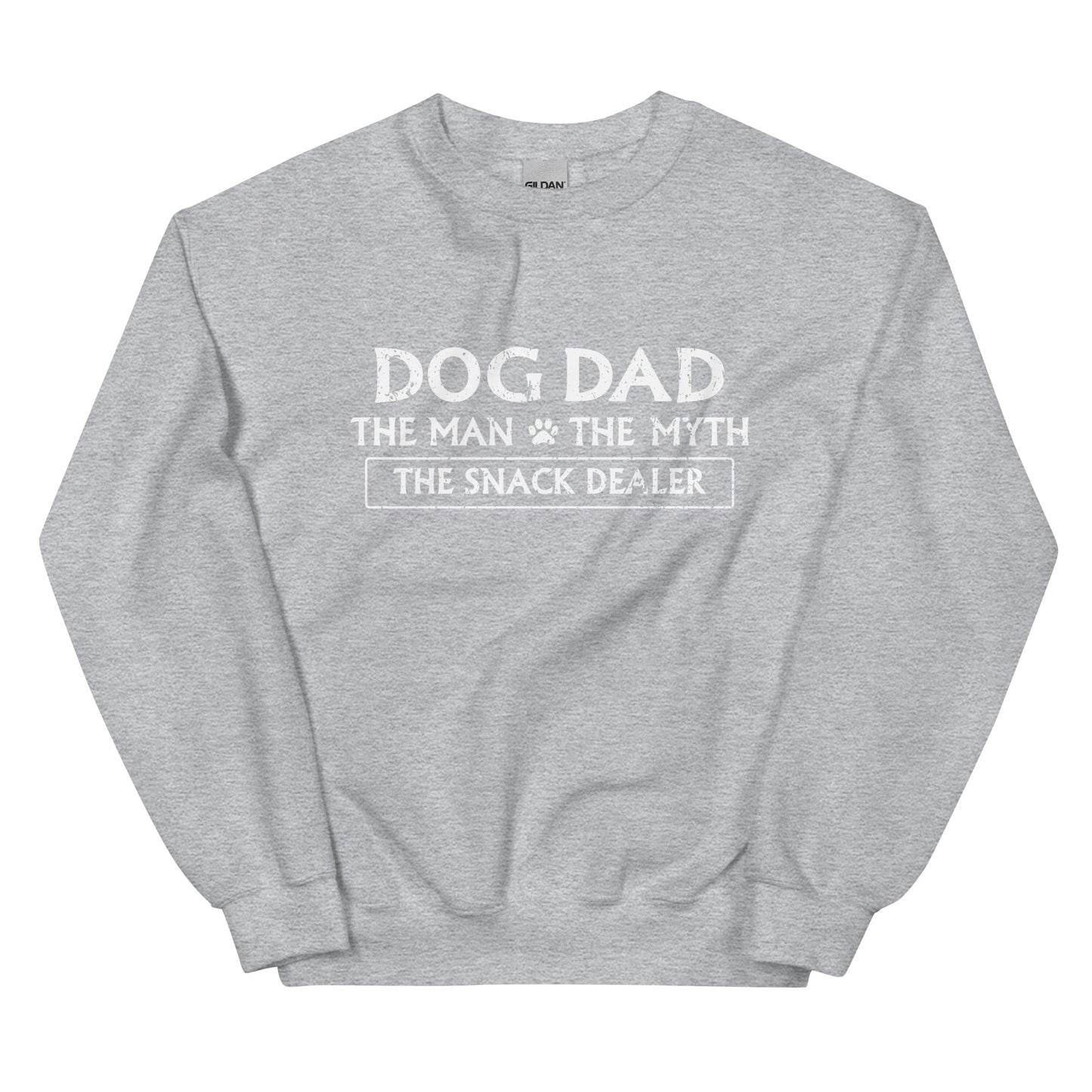 The Man, The Myth, The Snack Dealer Crewneck Sweatshirt
