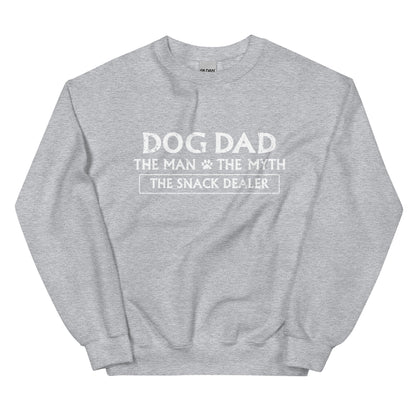 The Man, The Myth, The Snack Dealer Crewneck Sweatshirt