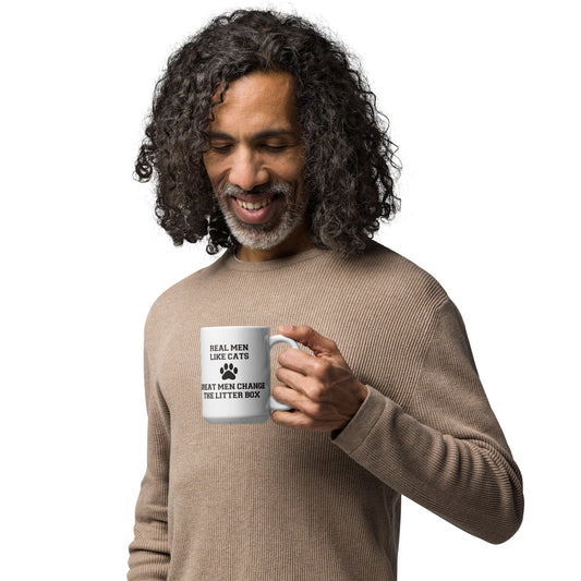 Real Men Like Cats Mug